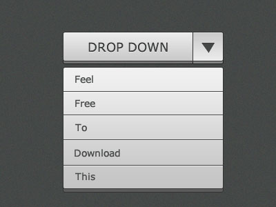 Drop Down Menu Button