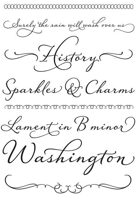 Easy Tattoo Script Fonts