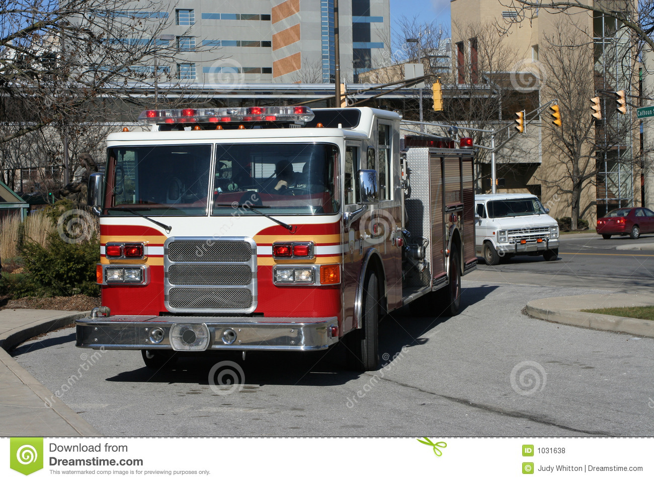 Fire Trucks Responding