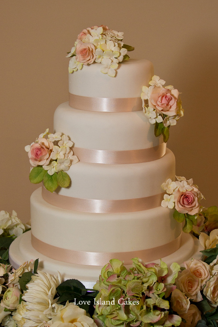 Floral Wedding Cake