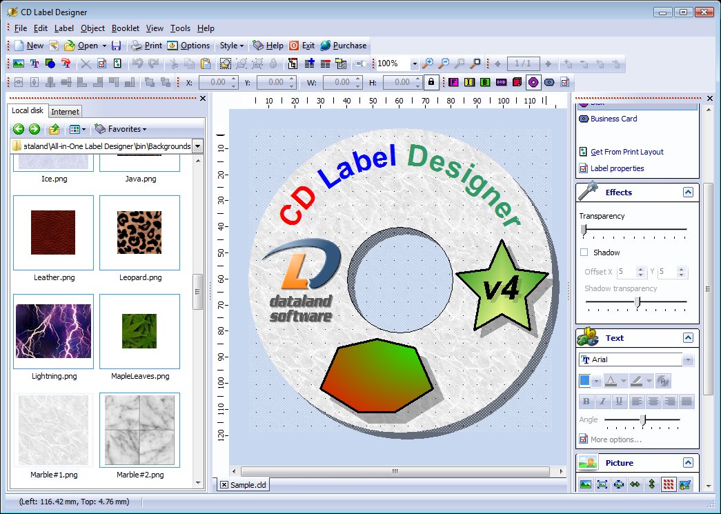 Free CD Label Design Software Free CD Label Design Software