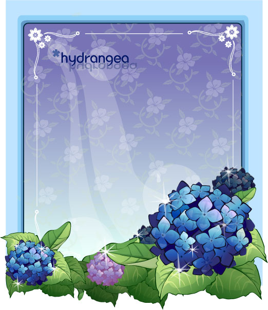 Free Clip Art Hydrangea Flowers