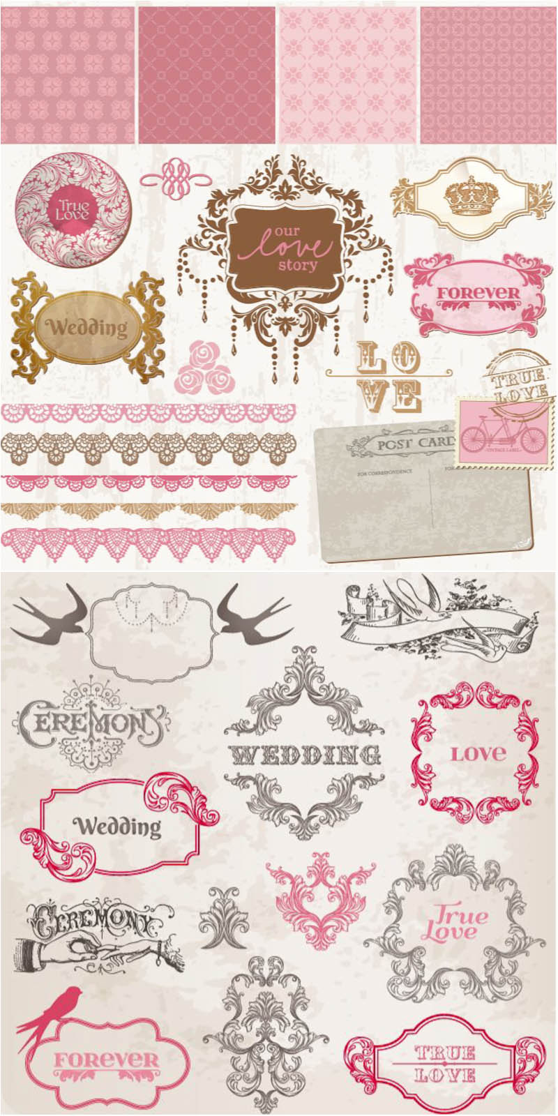 Free Decorative Weddings Frame Borders