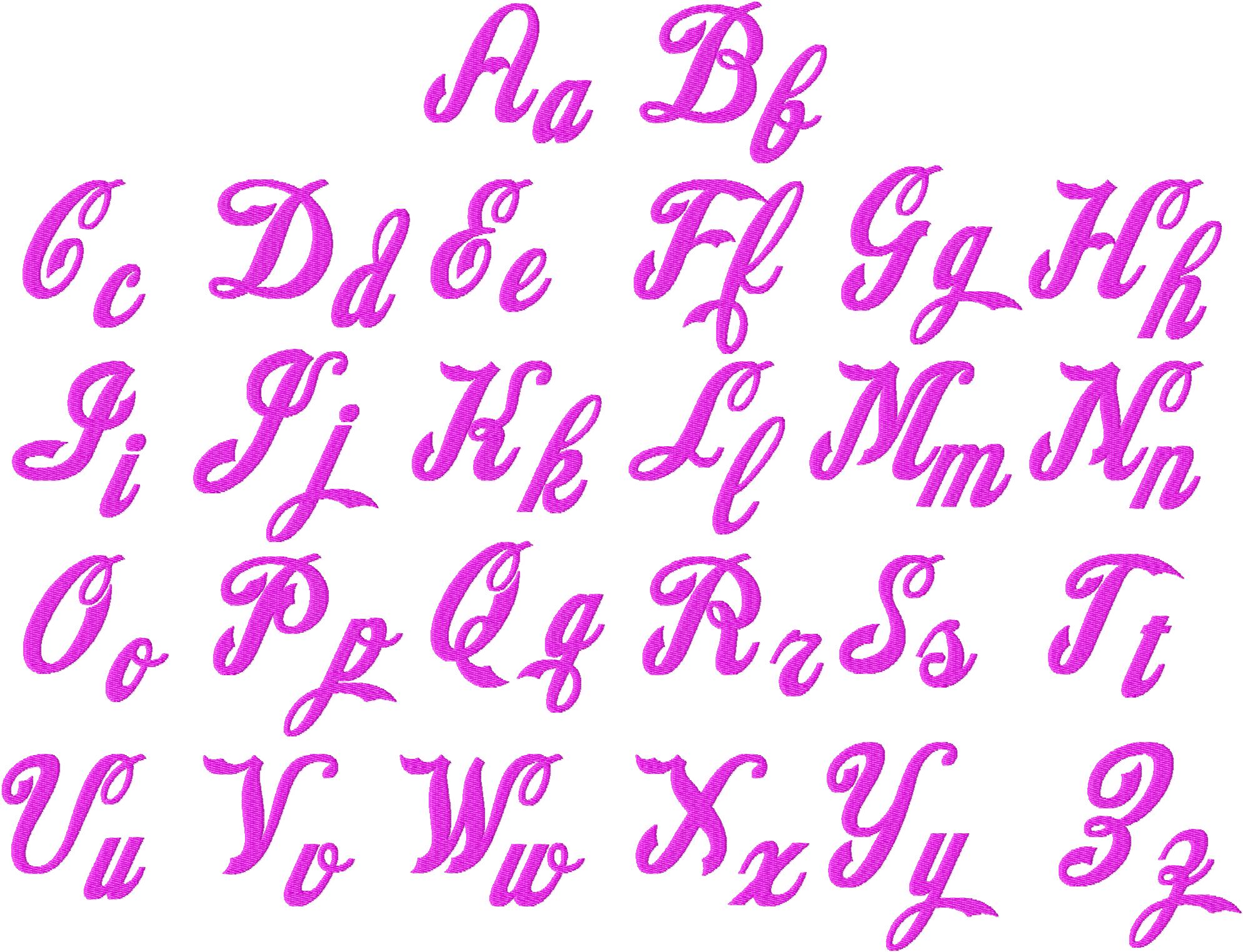 free pes monogram fonts