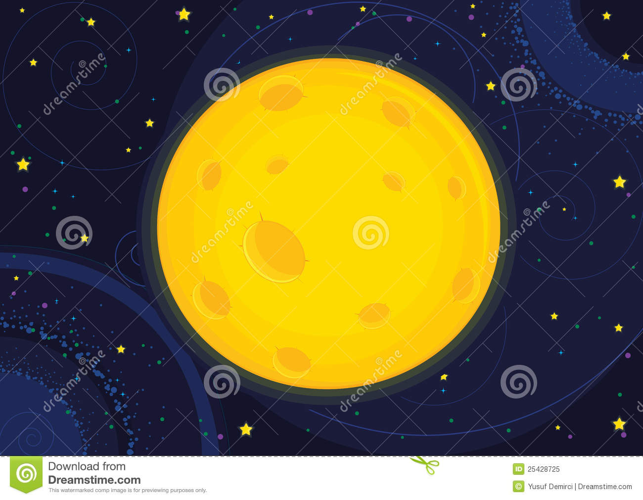 Free Moon Vector Illustration