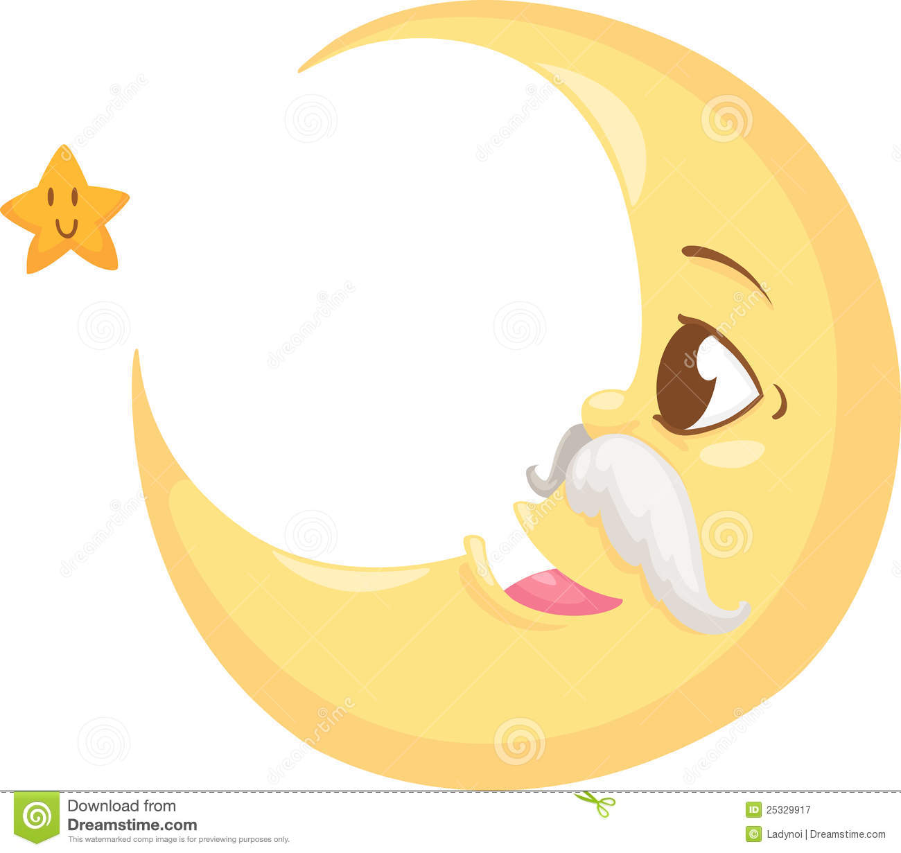 Free Moon Vector Illustration