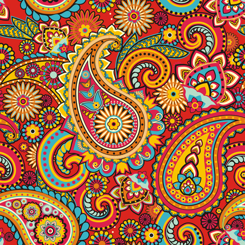 Free Paisley Vector Patterns