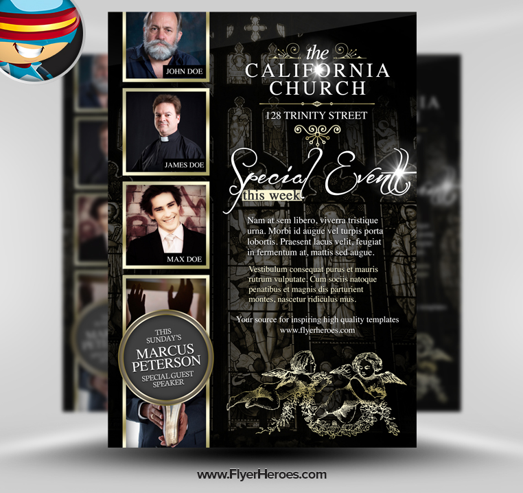 Free Psd Church Flyer Templates