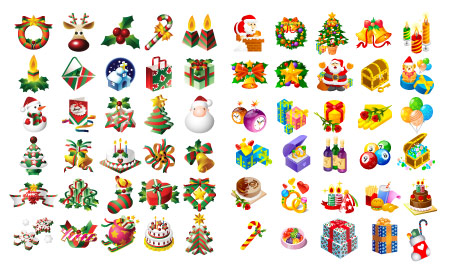 Free Vector Christmas Icons Free Vector Christmas Icons