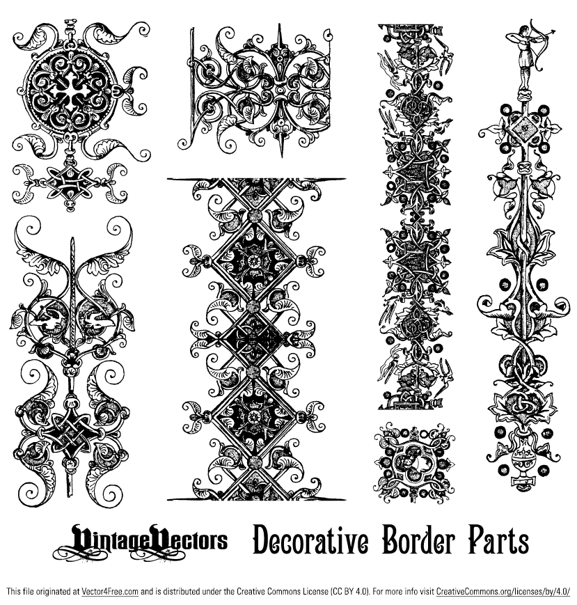 Free Vector Decorative Borders