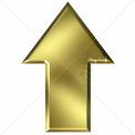 Gold Right Arrow Icon