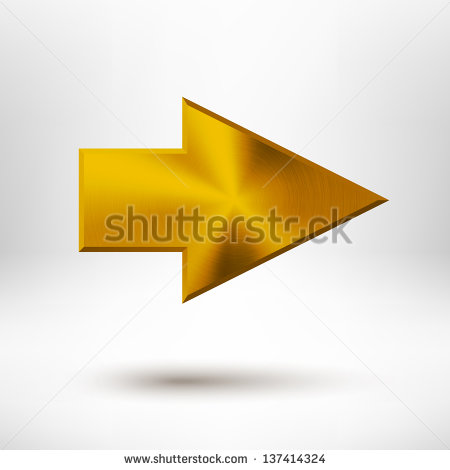 Gold Right Arrow