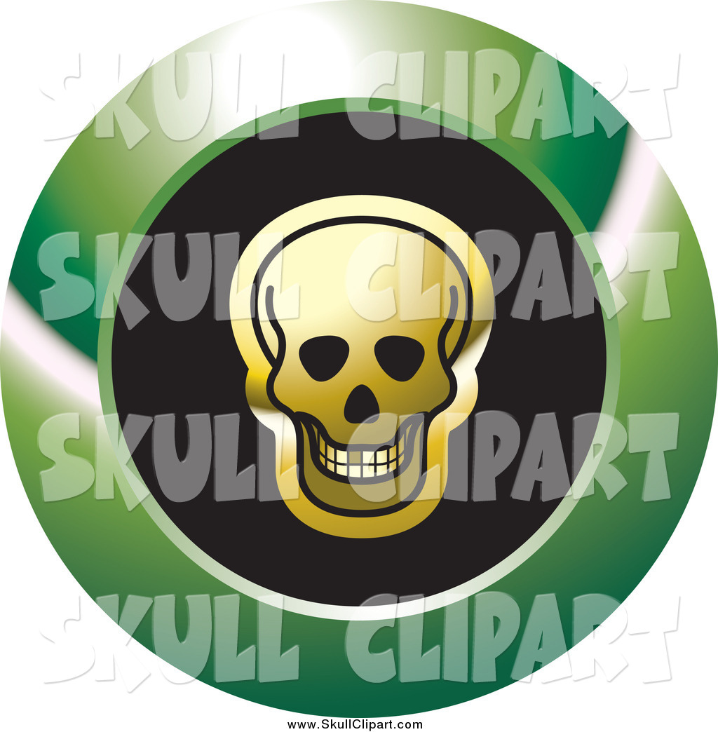 Gold Skull Clip Art