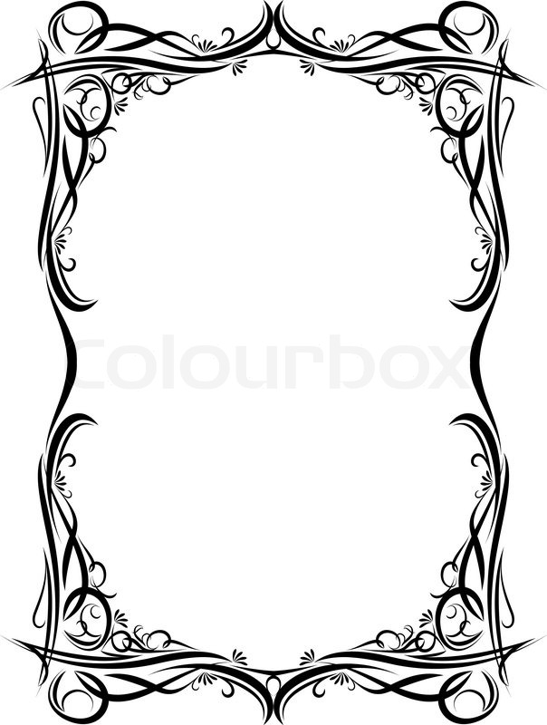 Gothic Frames and Borders