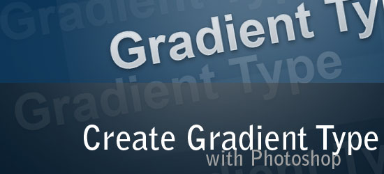 Gradient Text Photoshop Tutorial