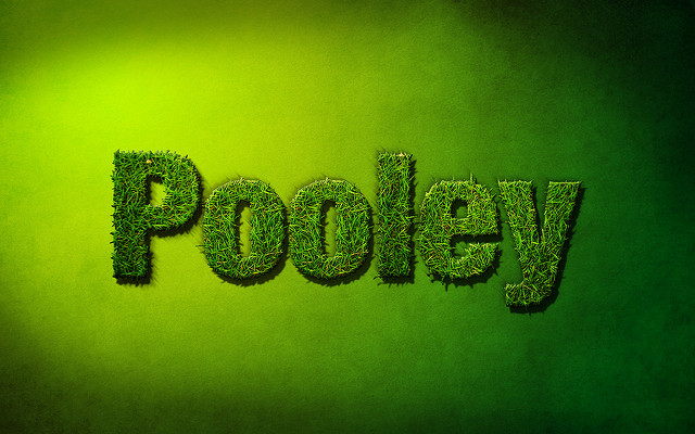 Grass Text Effect Photoshop