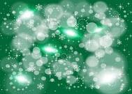 Green Christmas Snow