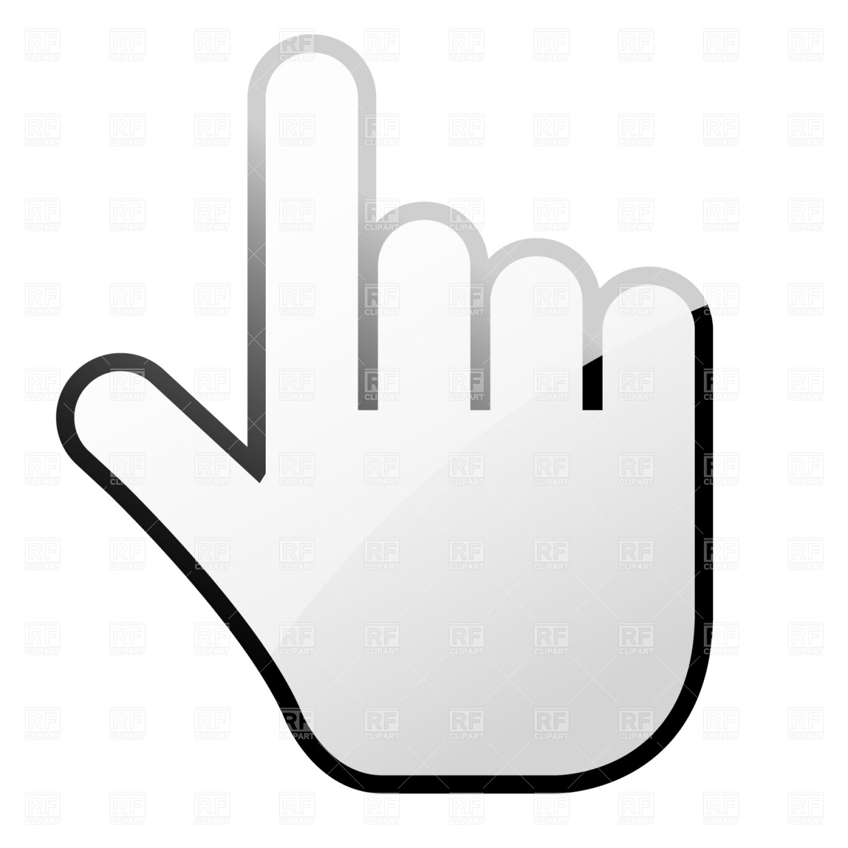 Hand Cursor Icons Vector Hand Cursor Icons Vector