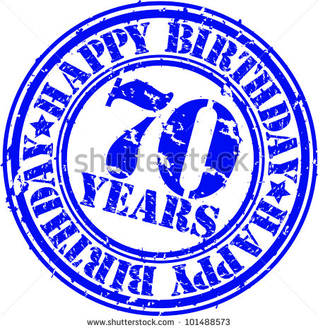 Happy 70th Birthday Clip Art