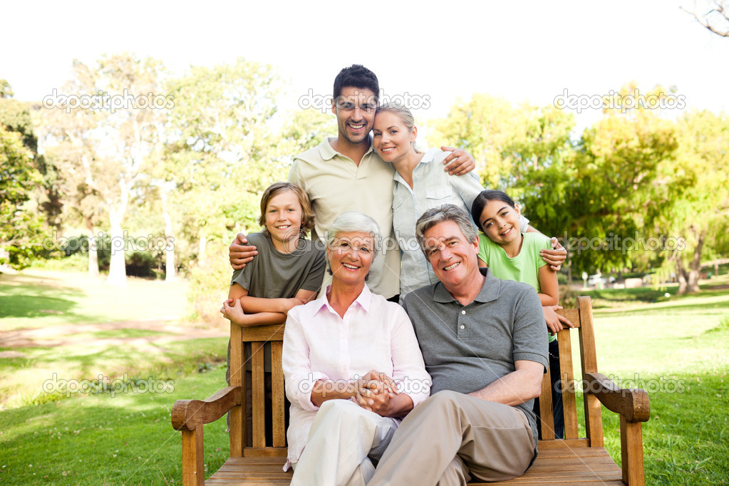 Happy Family Stock