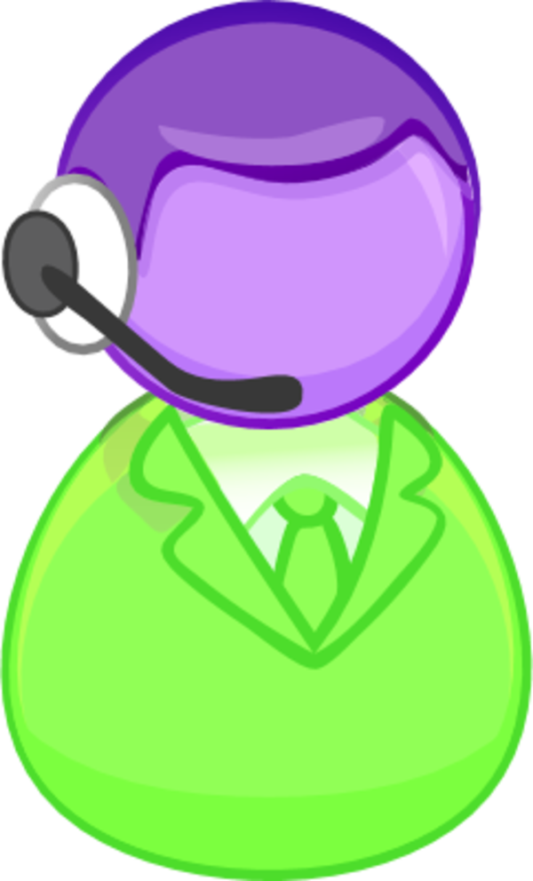 Headset Phone Icon Clip Art