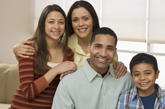 Hispanic American Family