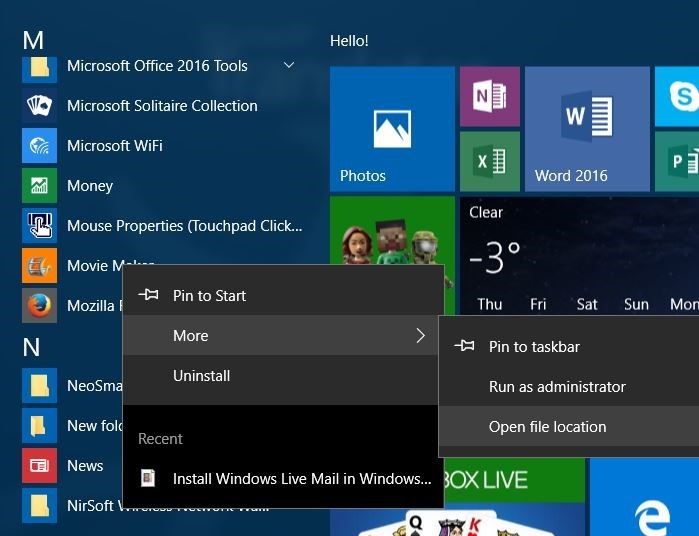 How to Create Desktop Shortcut to Windows 10