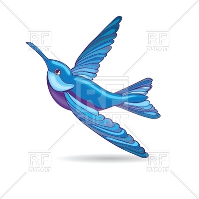 Hummingbird Vector Clip Art