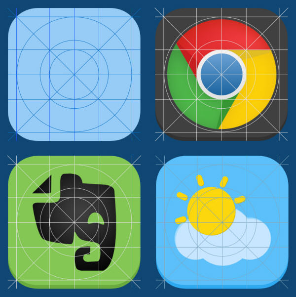 iOS 7 App Icon Template