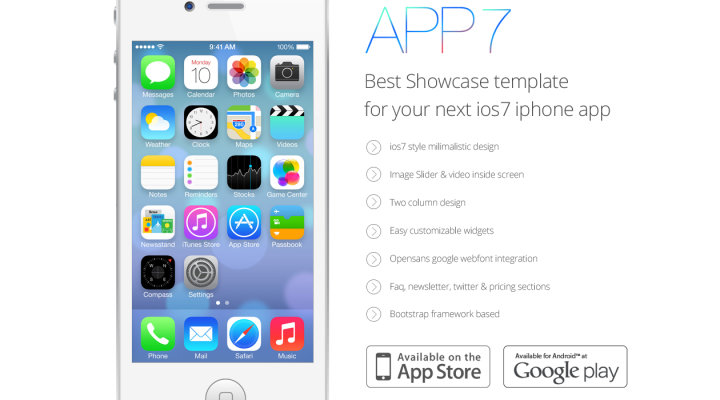 iOS 7 App Template