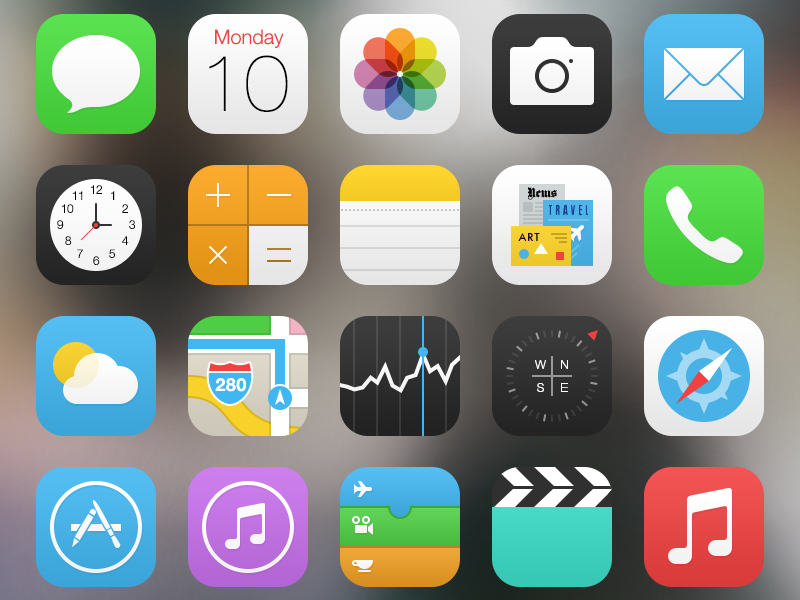 iOS 7 Icons