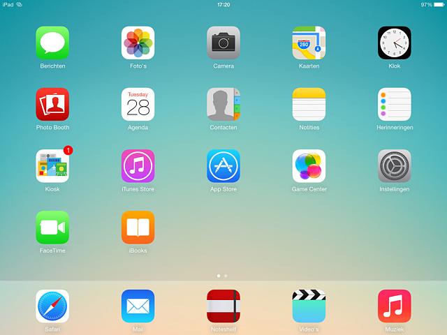 iPad Home Screen