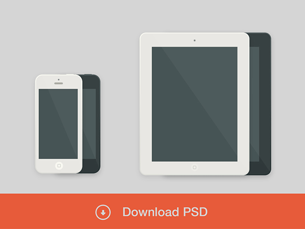 iPhone iPad PSD Mockup