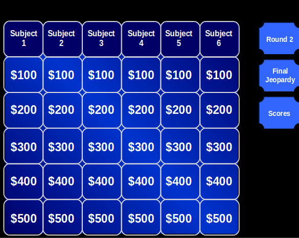 Jeopardy Game Questions