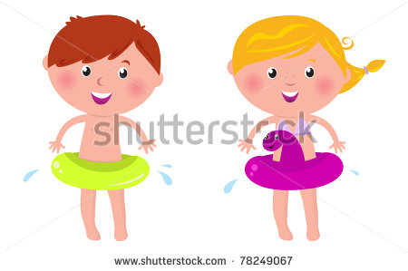 Kids Swimming Clip Art Free