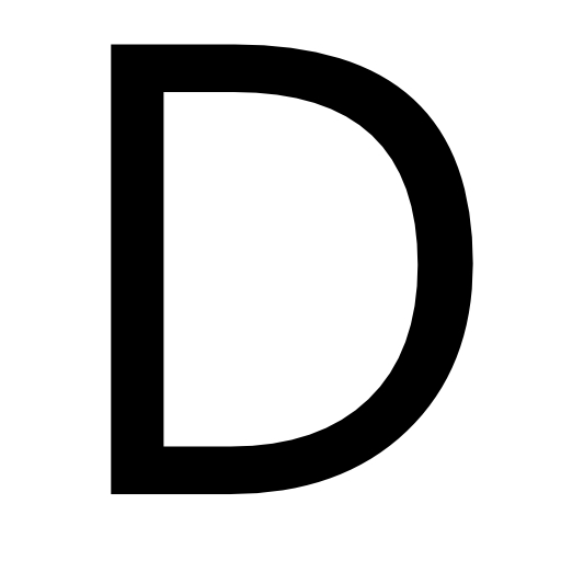 Letter D Icon