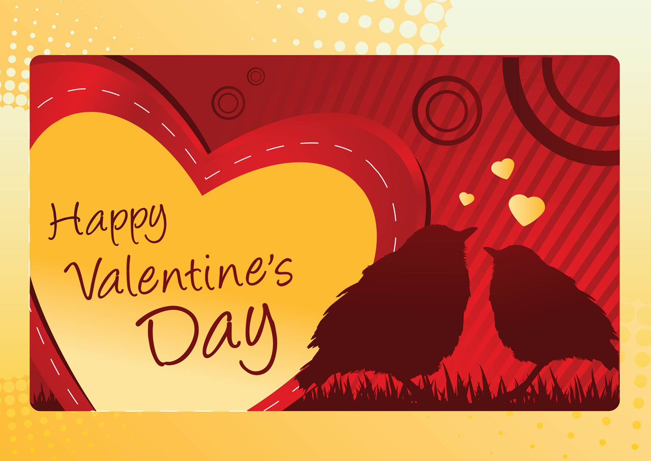 Love Birds Vector Art Love Birds Vector Art