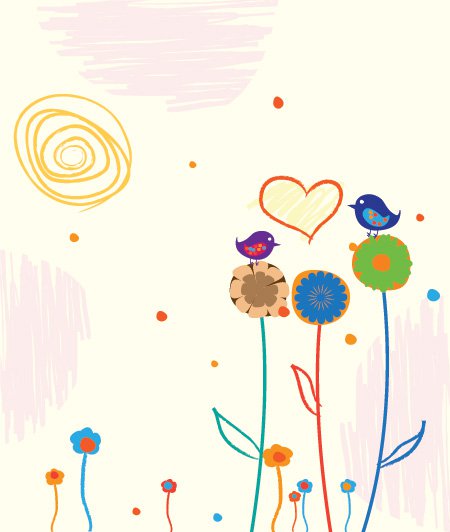 Love Flower Growing Clip Art