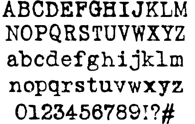 Love Letter Typewriter Font