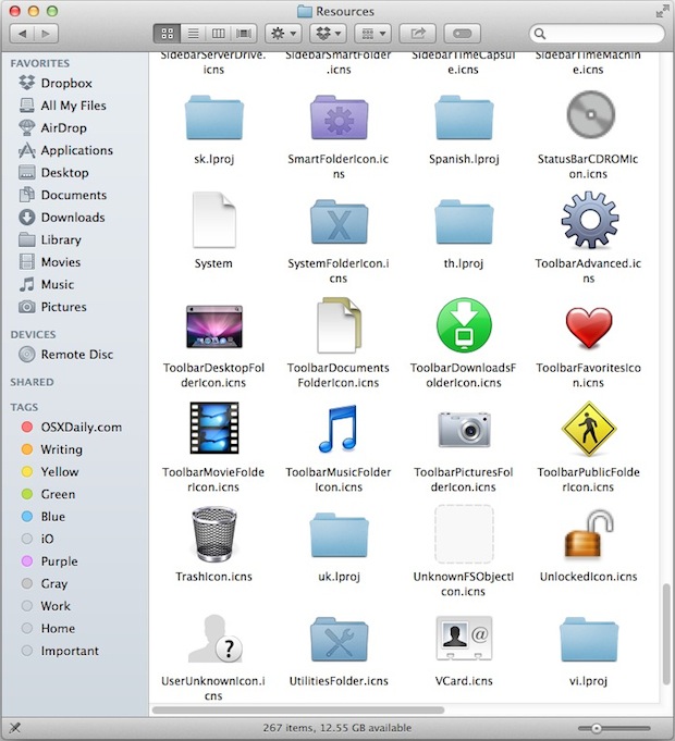 Mac System Icons