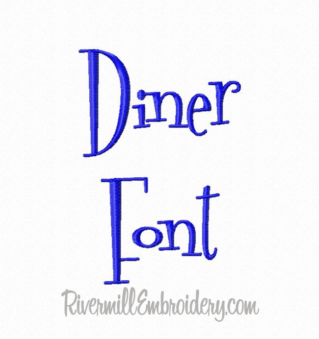 Machine Embroidery Monogram Fonts