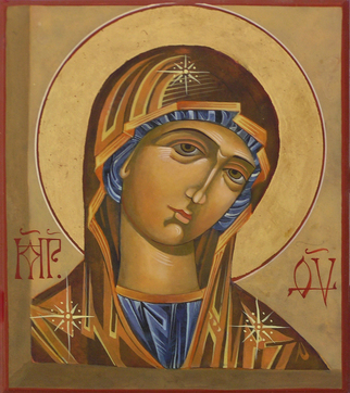 Mary Religious Icon Painting