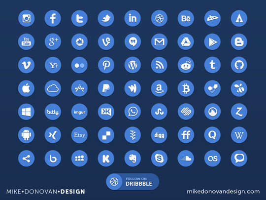 Micro Social Glyph Pack