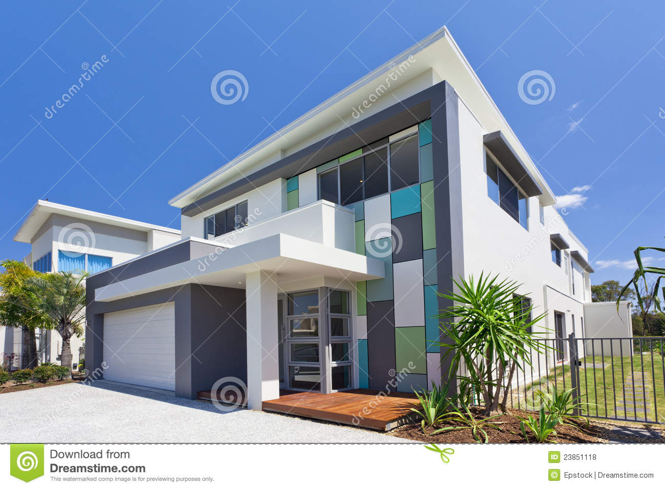 Modern Homes Front House