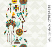Native American Design Wallpaper Borders