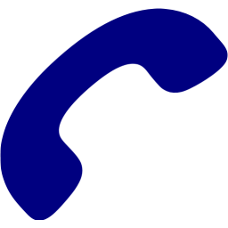 Navy Blue Phone Icon