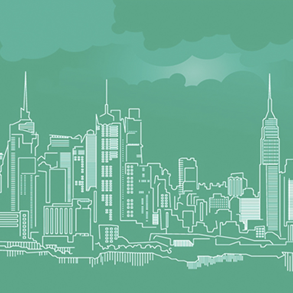 New York City Skyline Vector