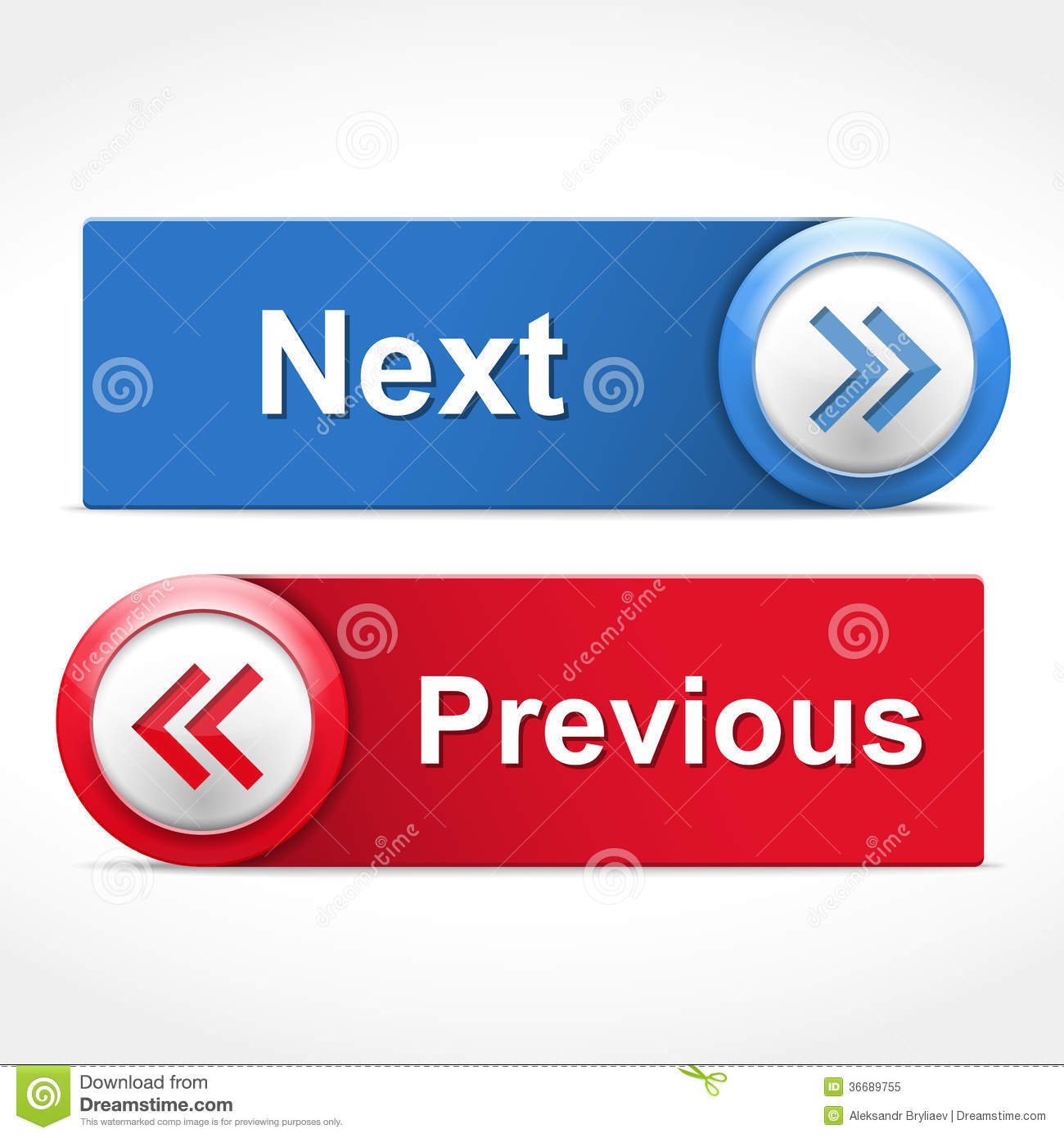Next and Previous Buttons