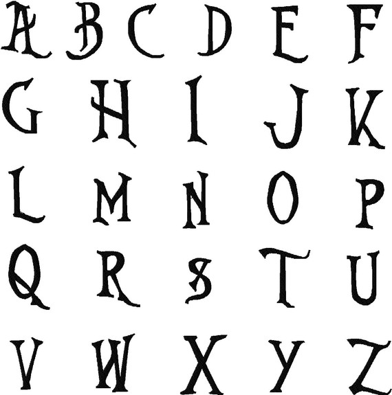 Nightmare Before Christmas Font Nightmare Before Christmas Font