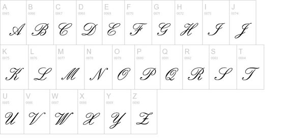 Old English Handwriting Font